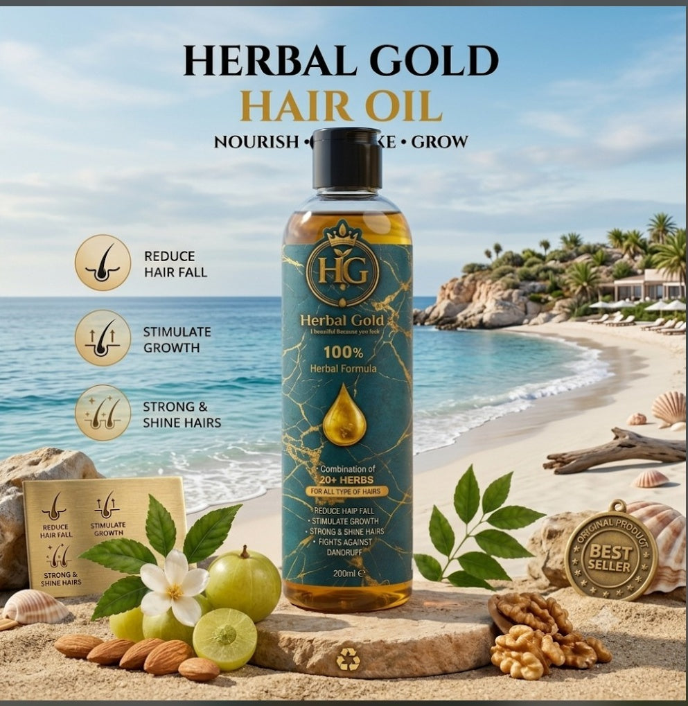 Herbal Gold Hair Oil