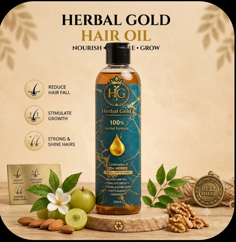 Herbal Gold Hair Oil