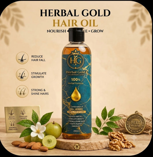 Herbal Gold Hair Oil